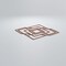 Ekena Millwork Large Norwood Decorative Fretwork Wood Wall Panels, Cherry, 23 3/8"W x 23 3/8"H x 3/8"T WALW24X24X0375NWDCH - alternate 5